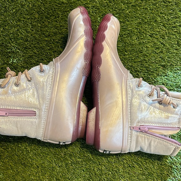 Sperry Top Sider Girls Saltwater Pink Duck Boots size 4Y - Picture 5 of 8